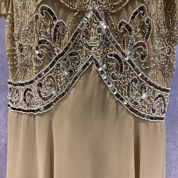 JKARA Beaded Mock Fair Dress - Picture 6 of 16